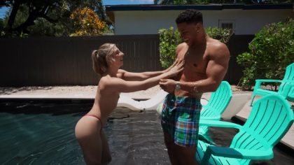 Cheerleader Kait Sneaky Joggers Hidden Fucking