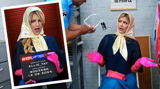 Busty Thief Ellie Tay Sucks Her Way Out of Trouble