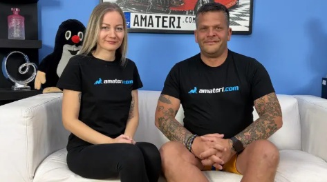 Hot Blonde Milf April Hugs Is A Little Nervous