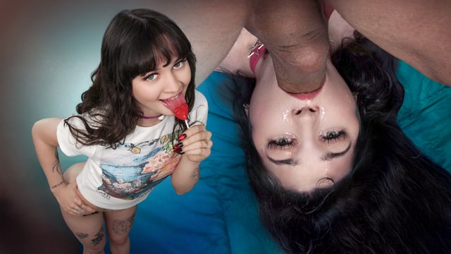 DadCrush – Remi Raw – Cock Addict, and Face Fucking Her Is the Only Cure