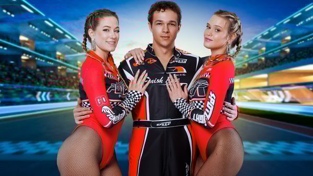 StepSiblings – Chloe Rose and River Lynn – Ready, Set, Fuck! Chloe & River’s Flag Girl Audition