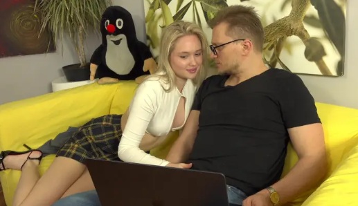 TeenFromBohemia – Jessie Ames – Sexy Blonde Can’t Wait For His Hard Cock