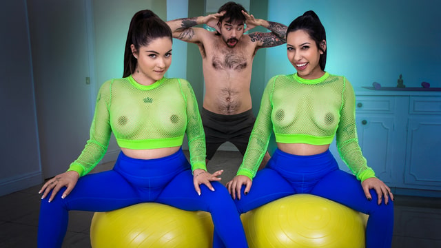 StepSiblings — Tara Bell And Raven Reverie — Wanna See How Flexible We Are? Hot Yoga Gets Hotte