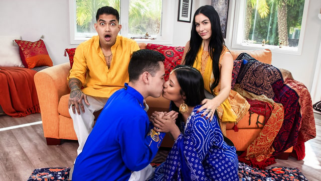 MomSwap — Viva Athena & Venus Valencia — Family Tradition: You Are 18 Now, We Have to Teach You How to Fuck