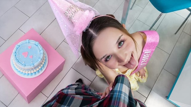 DadCrush — Carly Kiss — “Your Cock Is My Birthday Wish” She Is Old Enough for an Orgasm Now